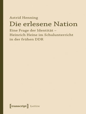 cover image of Die erlesene Nation
